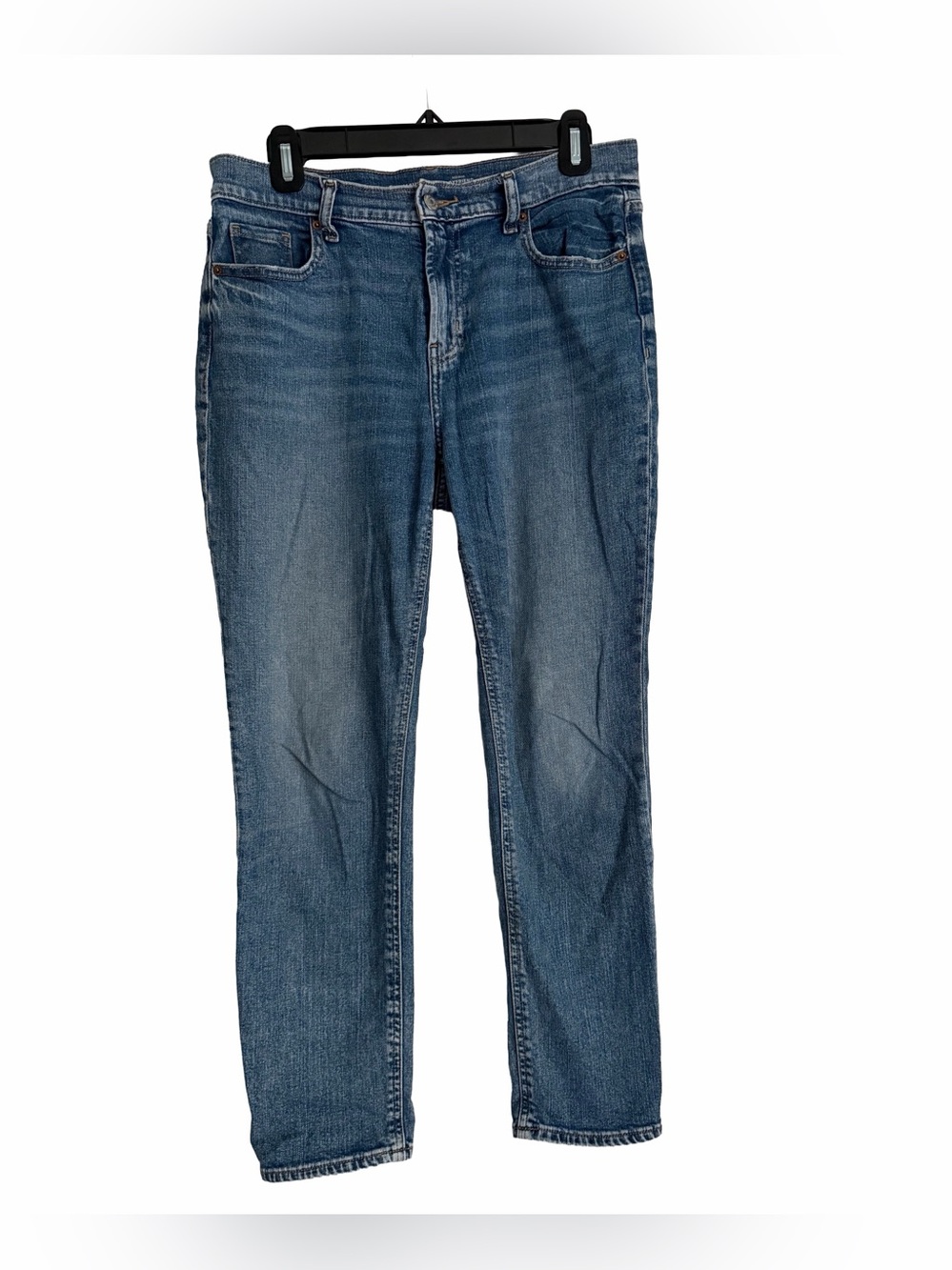Old Navy Women's Mid-Rise Boyfriend Jeans Blue Ankle Length Denim Size 4